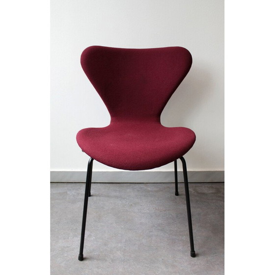 Image 1 of Ensemble de 4 chaises vintage série 7 par Arne Jacobsen pour Fritz Hansen, Danemark 1967