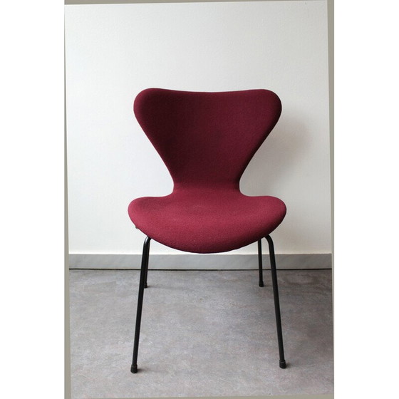 Image 1 of Ensemble de 4 chaises vintage série 7 par Arne Jacobsen pour Fritz Hansen, Danemark 1967