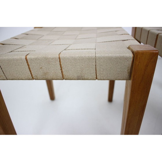 Image 1 of Paire de tabourets Mid Century Tchécoslovaquie années 1950