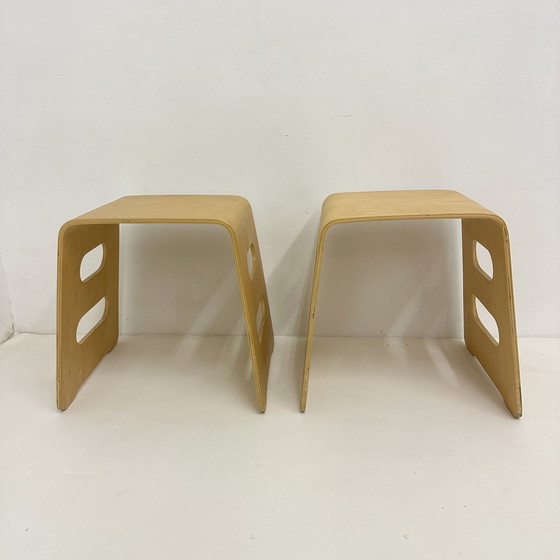 Image 1 of Lot de 2 ikea Lisa norinder Benjamin tabouret table d'appoint table de chevet