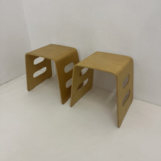 Image 1 of Lot de 2 ikea Lisa norinder Benjamin tabouret table d'appoint table de chevet