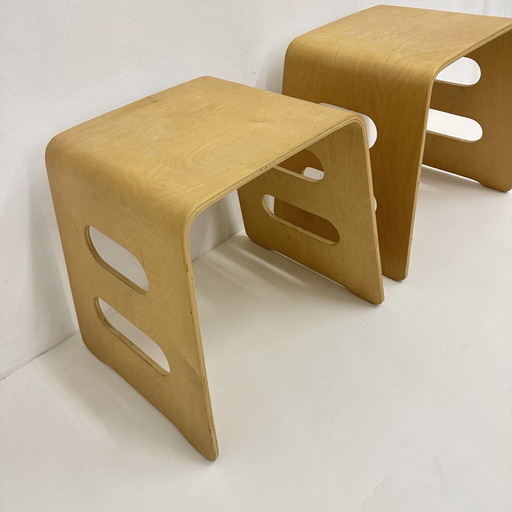 Lot de 2 ikea Lisa norinder Benjamin tabouret table d'appoint table de chevet