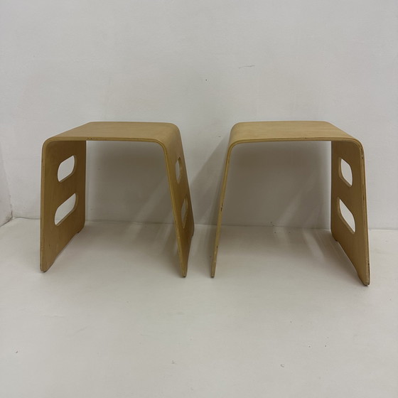 Image 1 of Lot de 2 ikea Lisa norinder Benjamin tabouret table d'appoint table de chevet