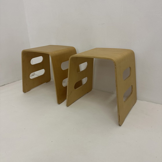 Image 1 of Lot de 2 ikea Lisa norinder Benjamin tabouret table d'appoint table de chevet