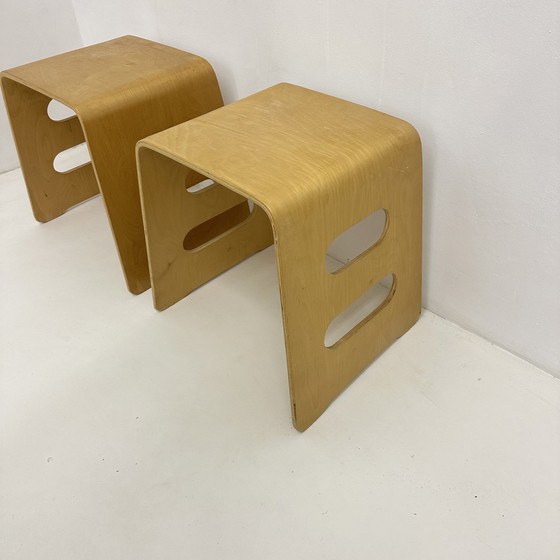 Image 1 of Lot de 2 ikea Lisa norinder Benjamin tabouret table d'appoint table de chevet