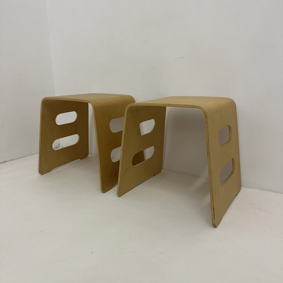 Image 1 of Lot de 2 ikea Lisa norinder Benjamin tabouret table d'appoint table de chevet