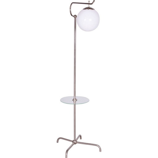 Lampadaire Bauhaus vintage chromé pour Hynek Gottwald, Tchécoslovaquie 1930