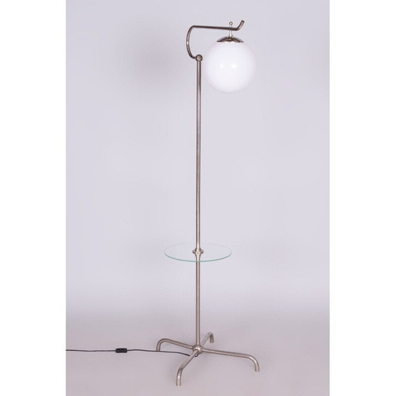 Image 1 of Lampadaire Bauhaus vintage chromé pour Hynek Gottwald, Tchécoslovaquie 1930