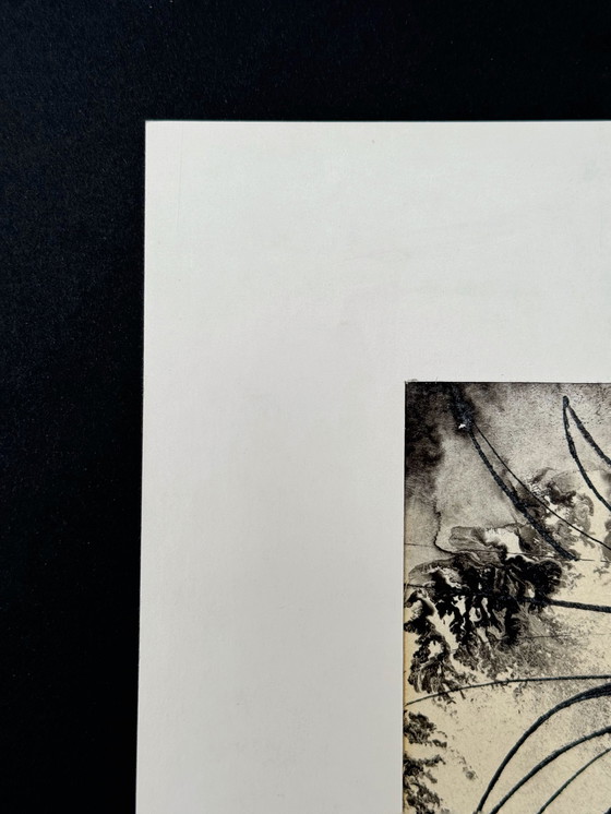 Image 1 of Eugène Eechaut (1928-2019) - Composition surréaliste à l'encre (1969)