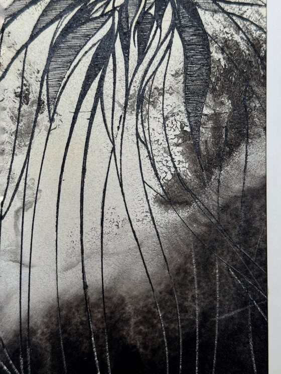 Image 1 of Eugène Eechaut (1928-2019) - Composition surréaliste à l'encre (1969)