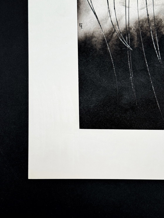 Image 1 of Eugène Eechaut (1928-2019) - Composition surréaliste à l'encre (1969)