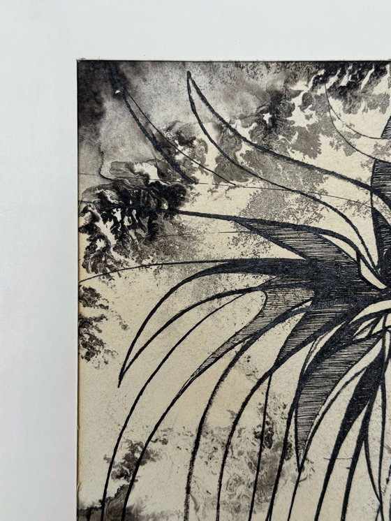 Image 1 of Eugène Eechaut (1928-2019) - Composition surréaliste à l'encre (1969)