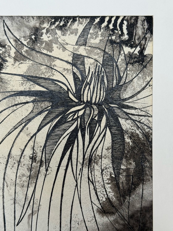 Image 1 of Eugène Eechaut (1928-2019) - Composition surréaliste à l'encre (1969)