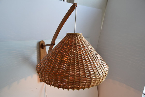 Image 1 of Applique réglable en bois des années 1960 par Pokrok Žilina, Tchécoslovaquie.