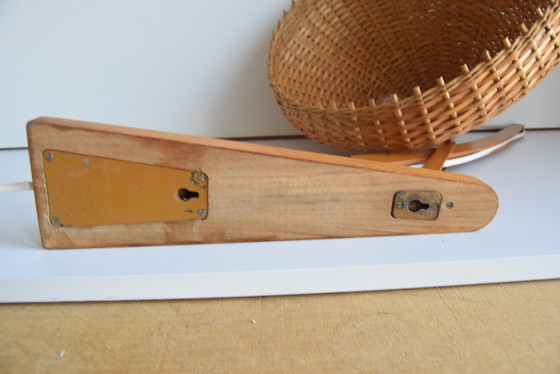 Image 1 of Applique réglable en bois des années 1960 par Pokrok Žilina, Tchécoslovaquie.