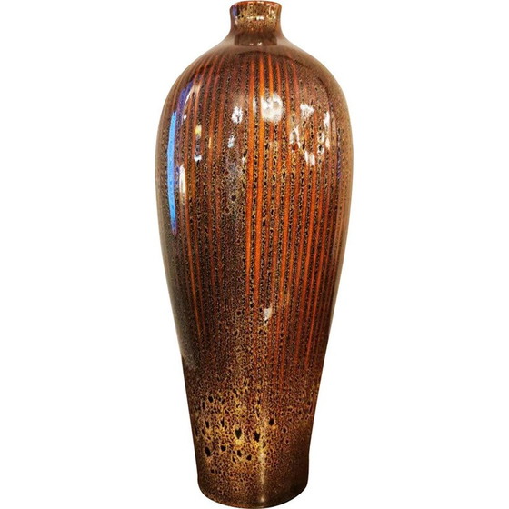 Image 1 of Vase vintage en céramique émaillée, 1970