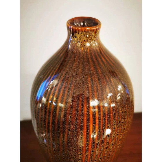 Image 1 of Vase vintage en céramique émaillée, 1970