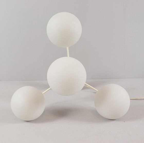 Image 1 of  Lampe de table Sputnik, par Eva Renee Nele et Max Bill pour Temde, Suisse, années 1960