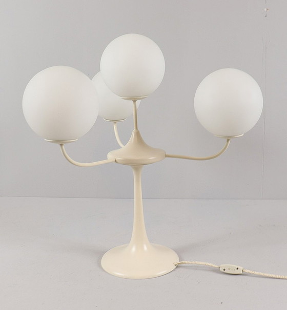 Image 1 of  Lampe de table Sputnik, par Eva Renee Nele et Max Bill pour Temde, Suisse, années 1960