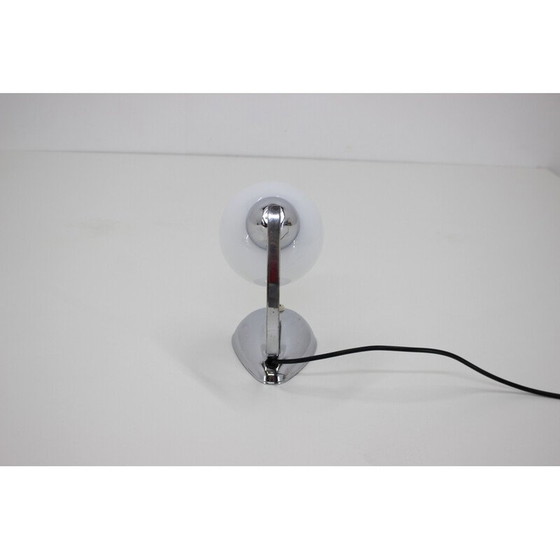 Image 1 of Lampe de table vintage en acier chromé, Tchécoslovaquie 1950