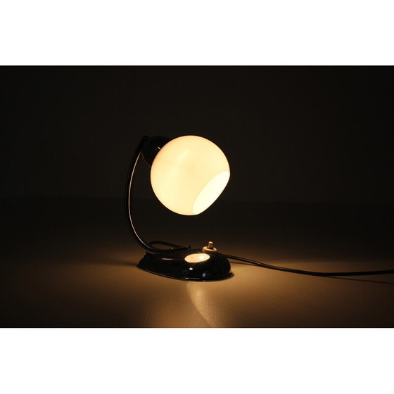 Image 1 of Lampe de table vintage en acier chromé, Tchécoslovaquie 1950