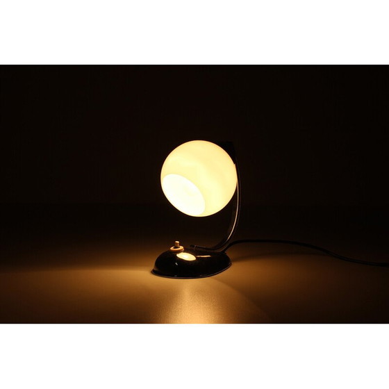 Image 1 of Lampe de table vintage en acier chromé, Tchécoslovaquie 1950