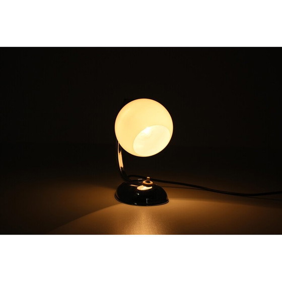 Image 1 of Lampe de table vintage en acier chromé, Tchécoslovaquie 1950