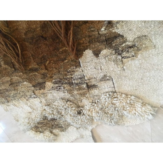 Image 1 of Tapisserie vintage en laine, Tchécoslovaquie 1960