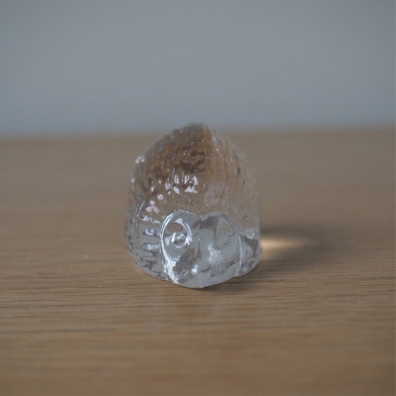 Image 1 of 1970S Figurine Hérisson en Fonte de Verre de Tchécoslovaquie -