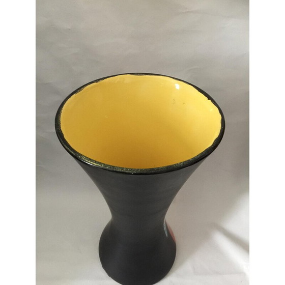 Image 1 of Vase vintage en céramique émaillée de Gabriel Formaintraux