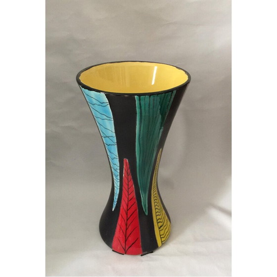 Image 1 of Vase vintage en céramique émaillée de Gabriel Formaintraux