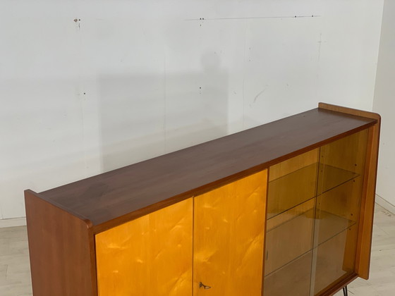 Image 1 of Mid Century highboard buffet armoire à vaisselle vintage