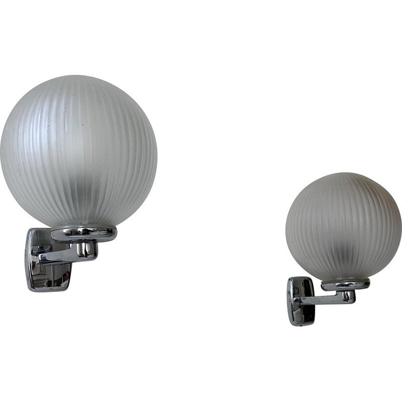 LUNARE LED applique en laiton et verre
