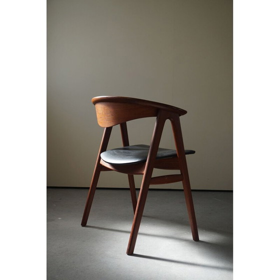 Image 1 of Fauteuil Mid Century en teck modèle 52 par Erik Kirkegaard pour Høng, Danemark années 1960
