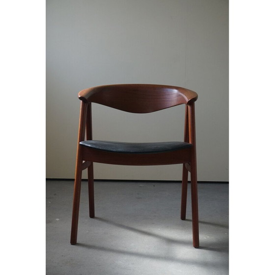 Image 1 of Fauteuil Mid Century en teck modèle 52 par Erik Kirkegaard pour Høng, Danemark années 1960