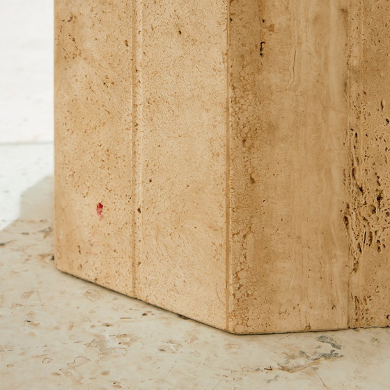 Image 1 of Mk9883 Table basse en pierre calcaire italienne