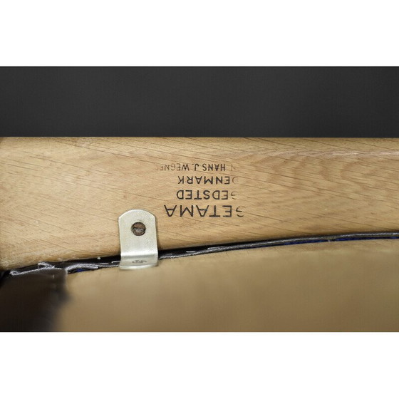 Image 1 of Ensemble de 4 fauteuils danois vintage en bois de chêne par Hans J. Wegner pour Getama, années 1960