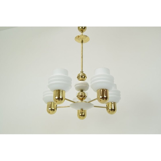 Image 1 of Lustre du milieu du siècle de Kamenicky Senov, Tchécoslovaquie, années 1970