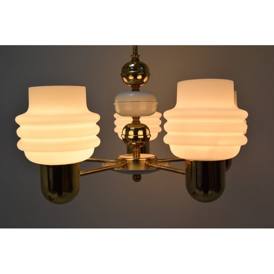 Image 1 of Lustre du milieu du siècle de Kamenicky Senov, Tchécoslovaquie, années 1970