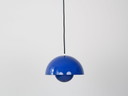 Paire de 2 lampes suspendues vintage danoises Flowerpot par Verner Panton, Louis Poulsen, 1968