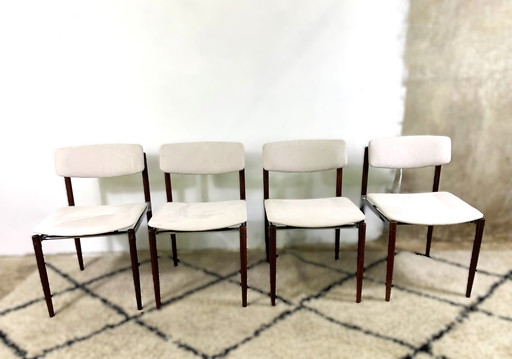 Chaises de salle à manger par C. Denekamp pour Thereca, ensemble de 4, 1960's