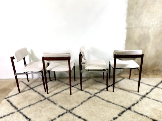 Image 1 of Chaises de salle à manger par C. Denekamp pour Thereca, ensemble de 4, 1960's