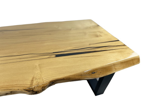 Image 1 of Table basse en acacia avec époxy