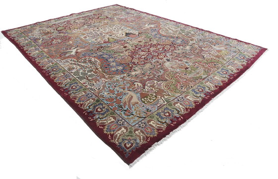 Image 1 of Tapis persan original noué à la main Kashmar Fein Paradise Design 393 X 295 cm Top Condition