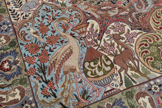 Image 1 of Tapis persan original noué à la main Kashmar Fein Paradise Design 393 X 295 cm Top Condition