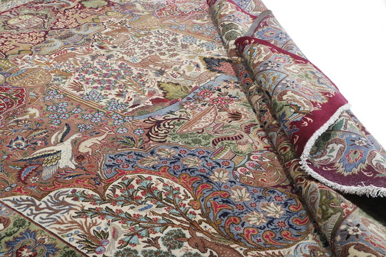 Image 1 of Tapis persan original noué à la main Kashmar Fein Paradise Design 393 X 295 cm Top Condition