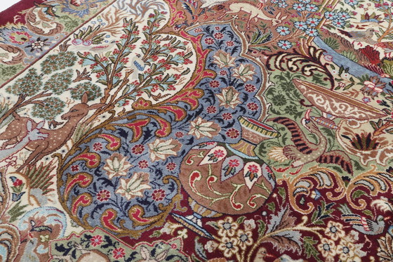 Image 1 of Tapis persan original noué à la main Kashmar Fein Paradise Design 393 X 295 cm Top Condition