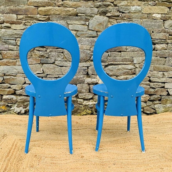 Image 1 of Paire de chaises "mouettes" vintage en contreplaqué moulé
