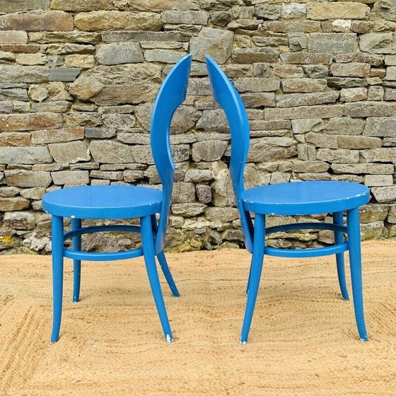 Image 1 of Paire de chaises "mouettes" vintage en contreplaqué moulé