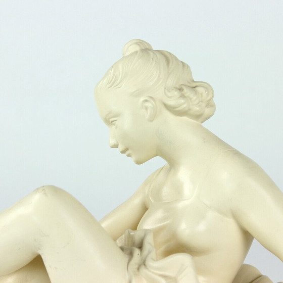 Image 1 of Sculpture en plâtre vintage de Jihokera, Tchécoslovaquie, années 1960